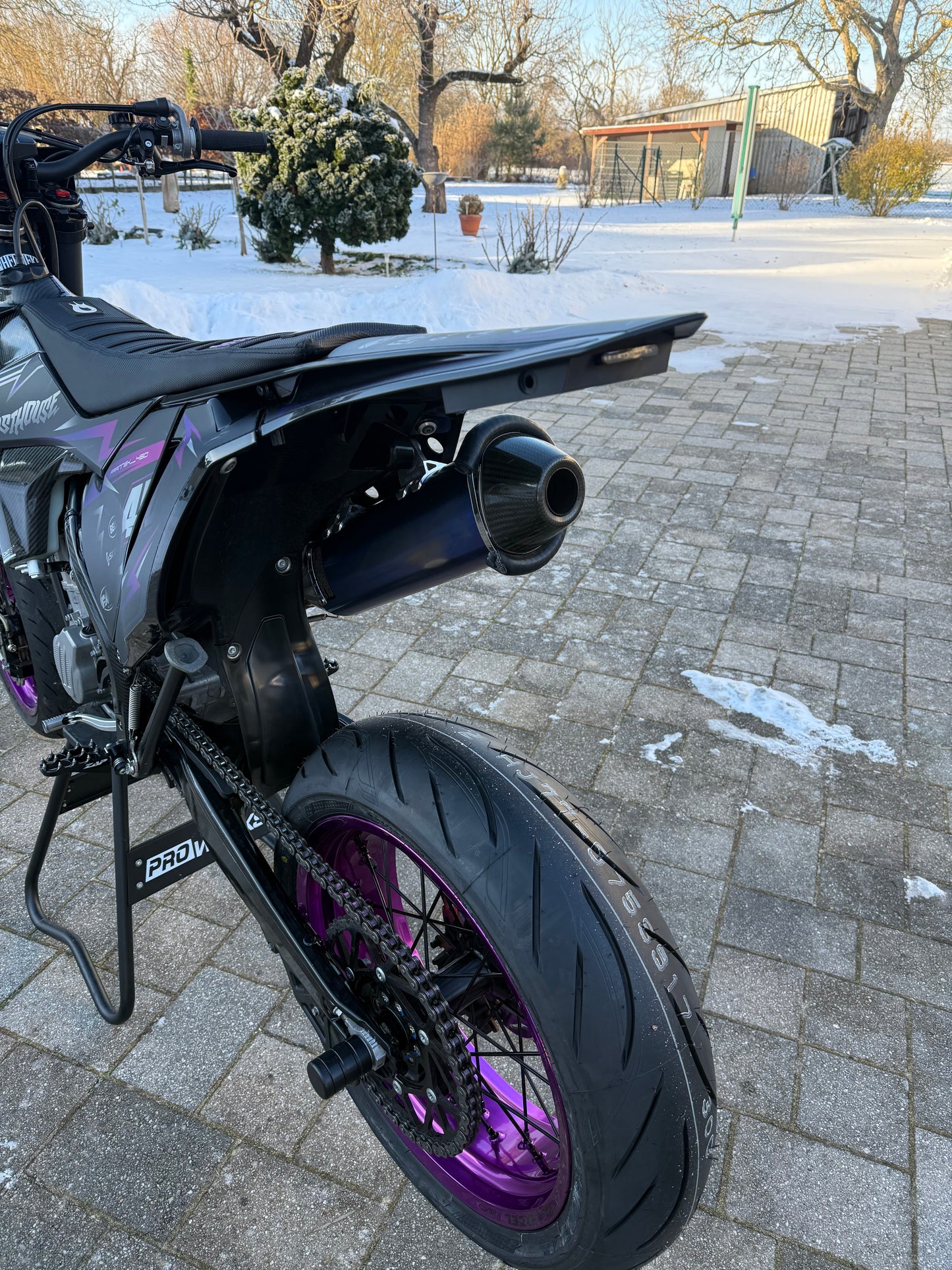 Magnetischer Kennzeichenhalter KTM EXC