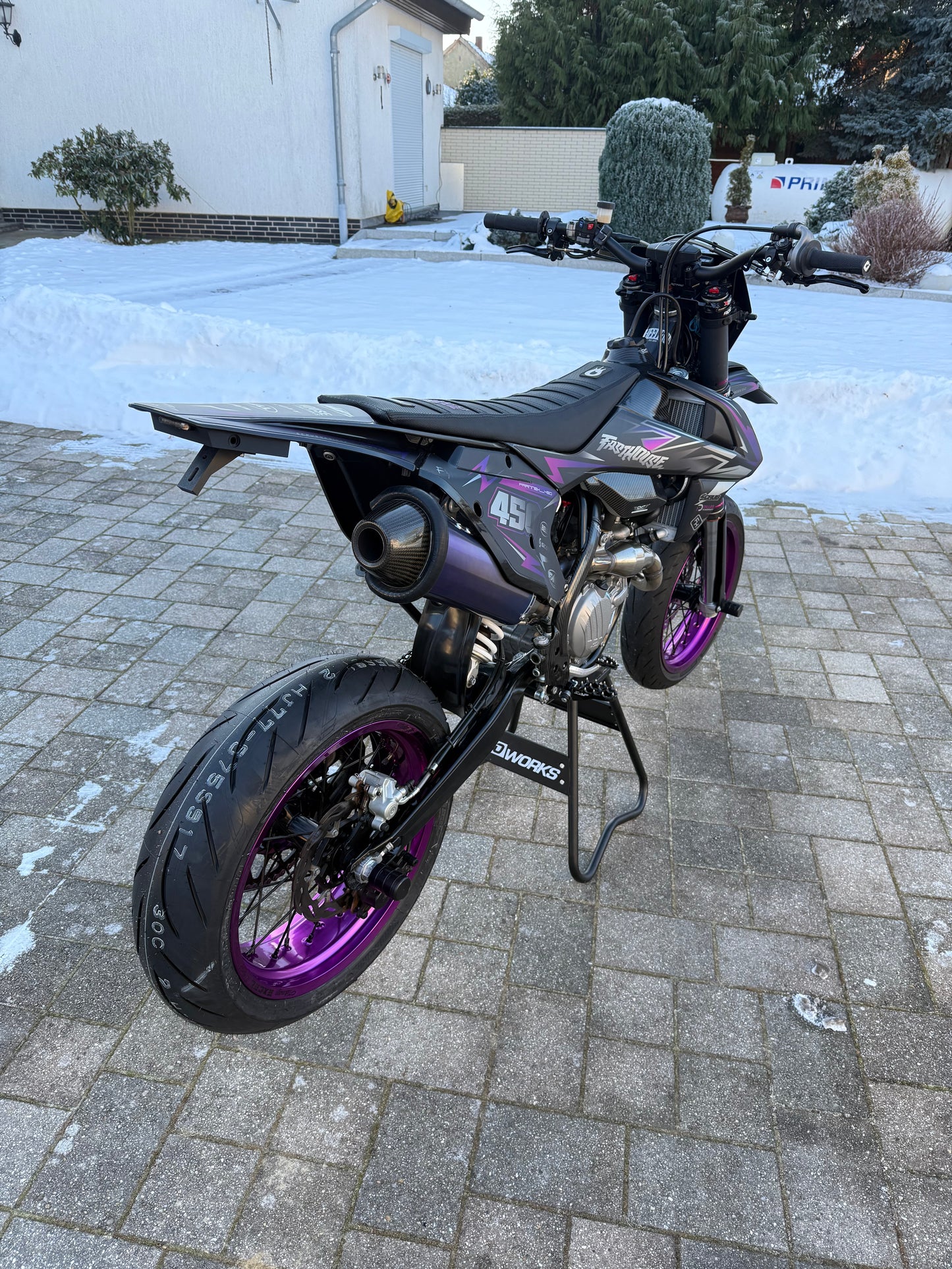 Magnetischer Kennzeichenhalter KTM EXC